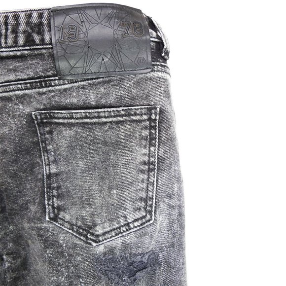 NWT 100% Auth Philipp Plein Boyfriend Cut Embellished Denim Jeans Size 30 Italy - Picture 8 of 12